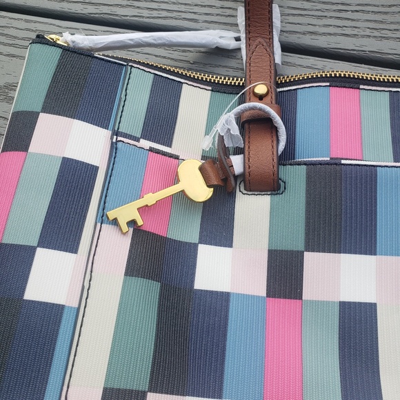 NWT Fossil Rachel Tote with Zipper - Picture 4 of 7